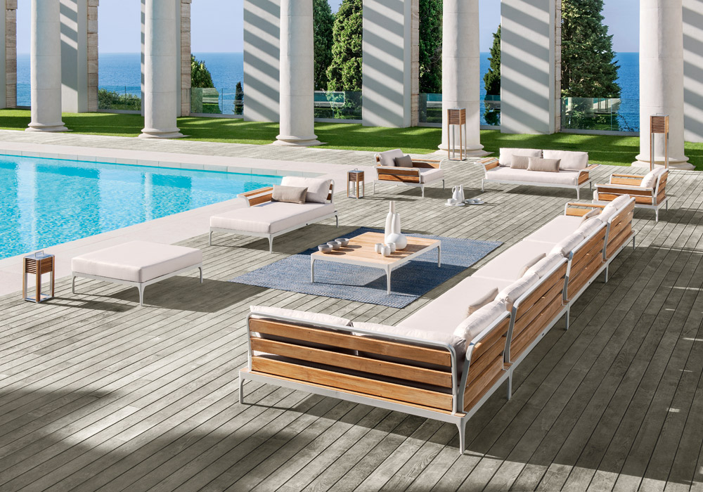 Arredo per esterni verande giardini piscine arredo luxury outdoor Mobili da veranda