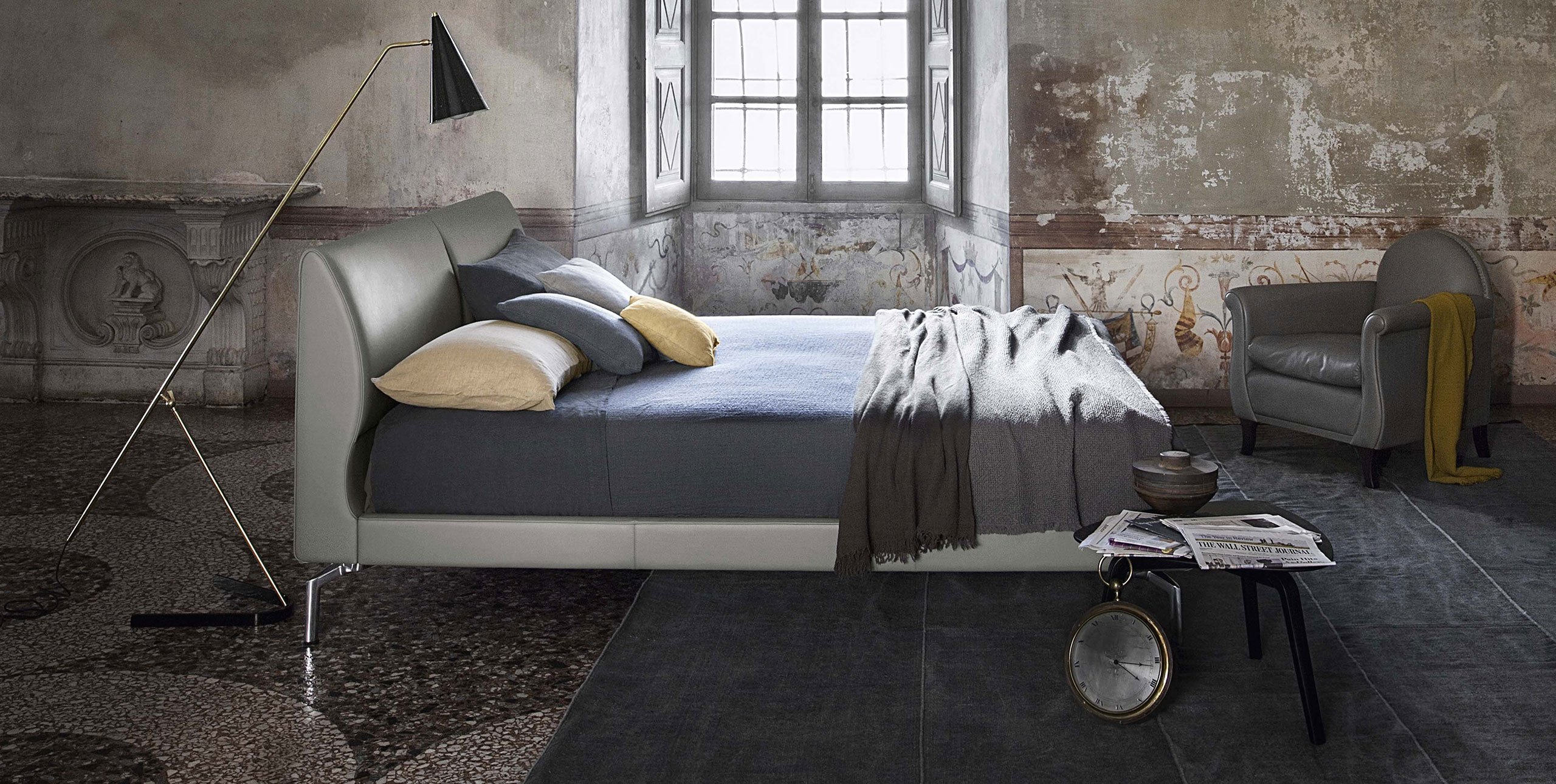 Letti matrimoniali in pelle frau : letti matrimoniali poltrona ... Letti matrimoniali di design a roma