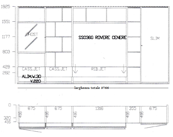 Parete attrezzata wall system di poliform design cr&s poliform ... Progettare parete attrezzata