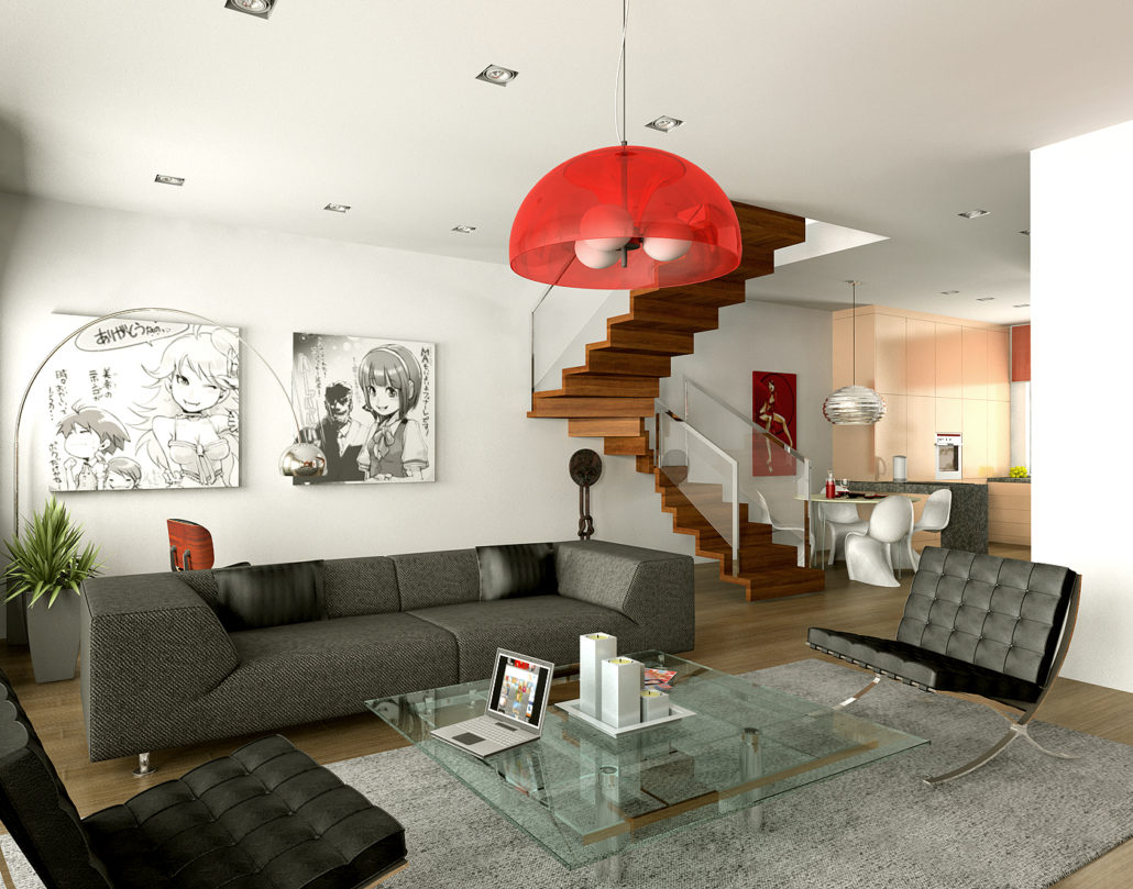 Idee per il soggiorno: sfruttare al massimo la zona living room ... Zona soggiorno